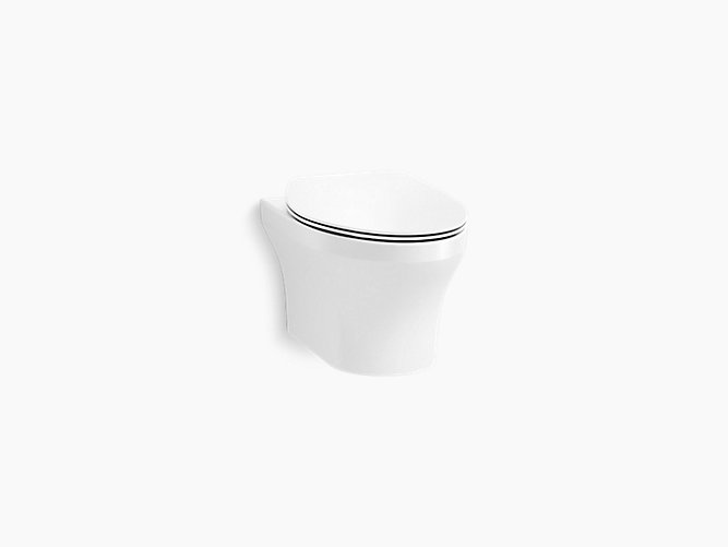 Kohler - Spacity™  Wall-hung round-front toilet bowl with skirted trapway